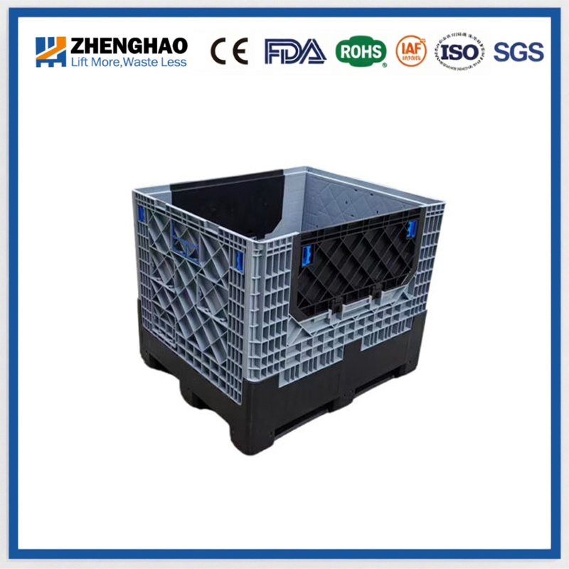 1200×1000×980mm-Foldable-Pallet-Box-with-Drop-Gates