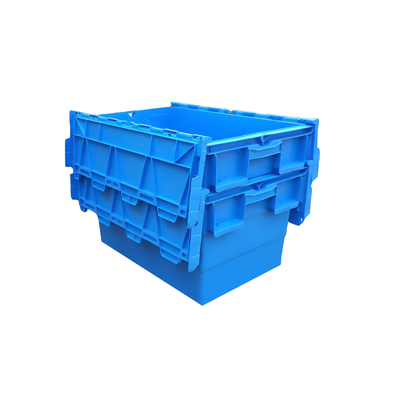 Stacking plastic boxes
